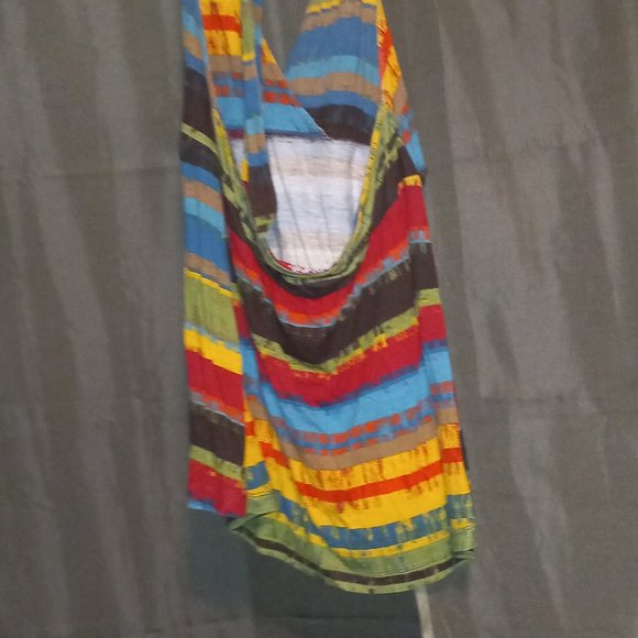 Bright Striped Halter Top - Picture 4 of 4